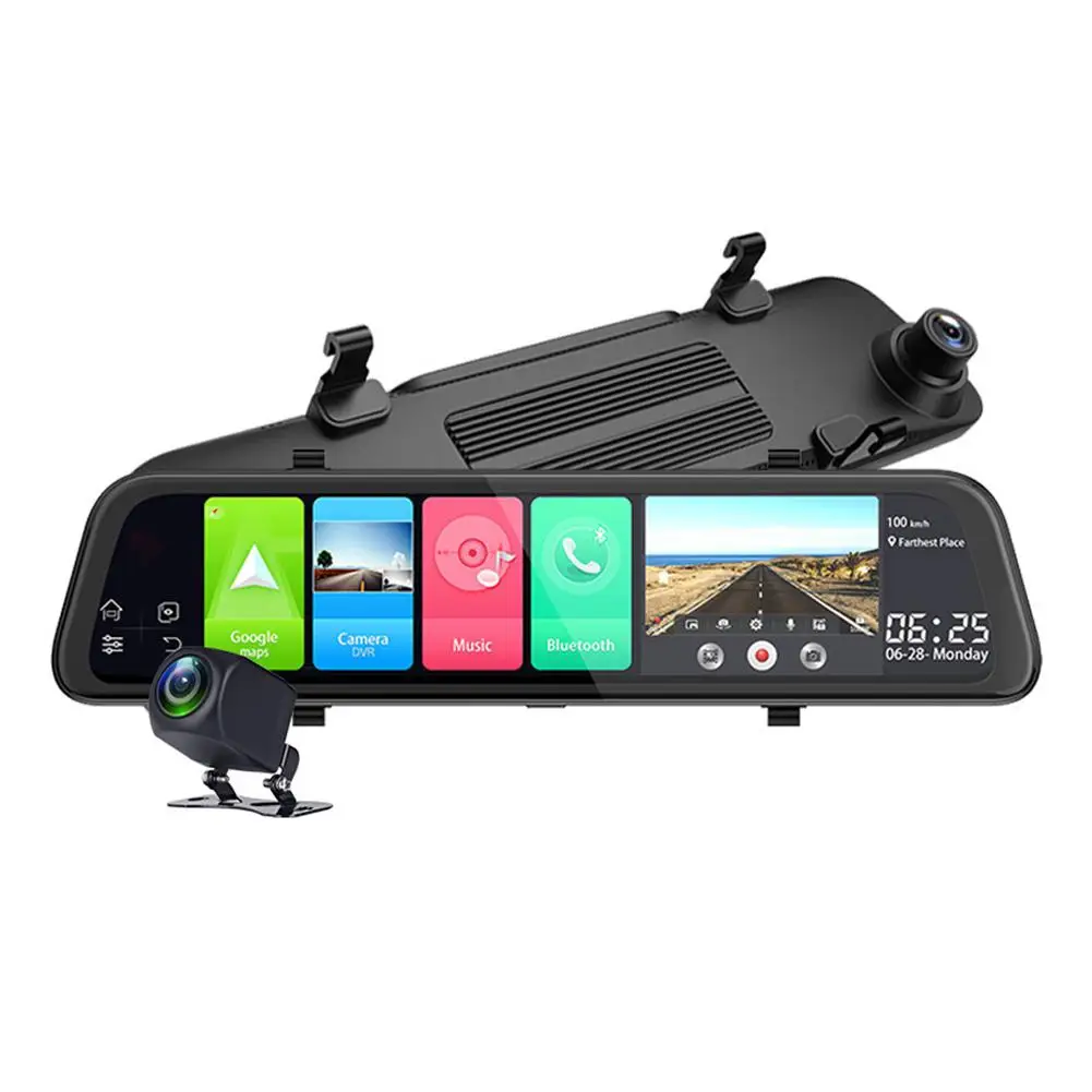 

12 Inch Rearview Mirror 4G Android 8.1 Dash Camera 2G RAM 32G ROM GPS Navigation Car Video Recorder ADAS WiFi Night Vision