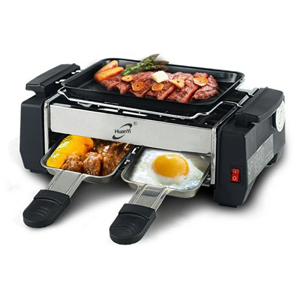 Installeren ophouden Bedrijfsomschrijving Electric Grill Household Smoke-free Electric Grill Non-stick Family Barbecue  Electric Raclette Grill - Bbq Grills - AliExpress