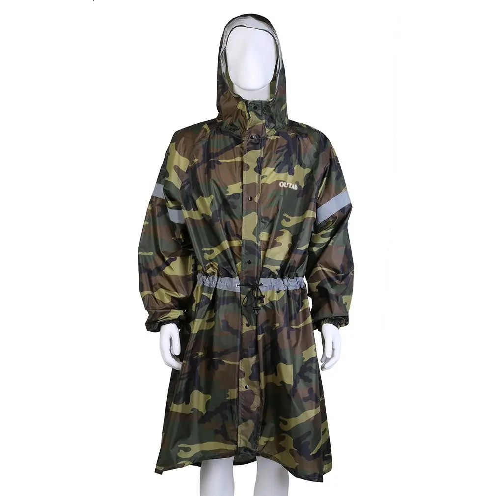 camouflage XL Открытый Кемпинг Туризм Путешествия Удобный рюкзак дождевик цельный плащ пончо брезент - Цвет: camouflage XL