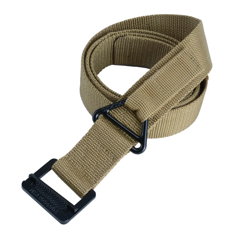 

4.5CM Men's Military Belt for Hikign Fishing Outdoor Wide Adjustable Belt Black Khaki Army Green Belt