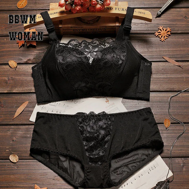 

Adjustable Push Up Bra Set Lace Bra Small Chest Thin Underwear ZO918