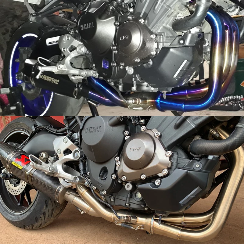 MT 09 XSR900 FZ трубы из нержавеющей стали 304 51 мм для Yamaha FZ09 MT09 2014 2018 2017|Выхлопные и