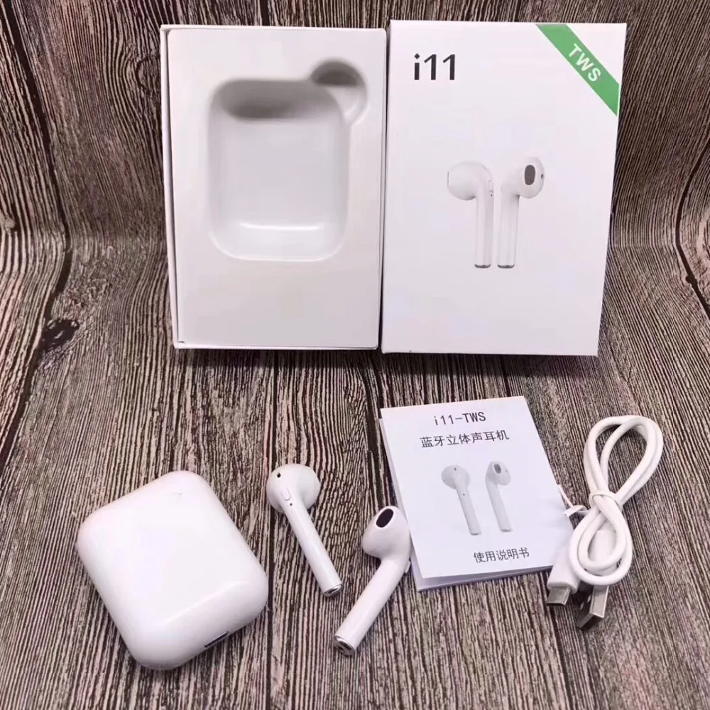 

i11 tws Bluetooth Headset Wireless Earphones fone de ouvido Bluetooth 5.0 Mini Wireless Earbuds For iPhone X 8 Xiaomi Samsung S8