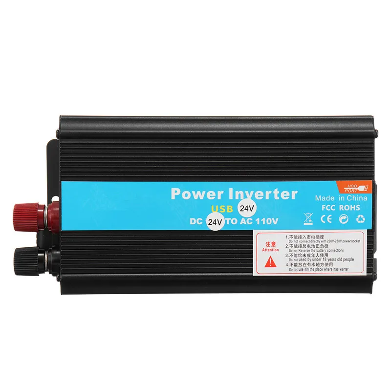 Инвертор 12V 220V 4000 Вт пиковый Мощность Напряжение ТРАНСФОРМАТОР ПРЕОБРАЗОВАТЕЛЬ 12V постоянного тока до 220V солнечный инвертор волны синуса