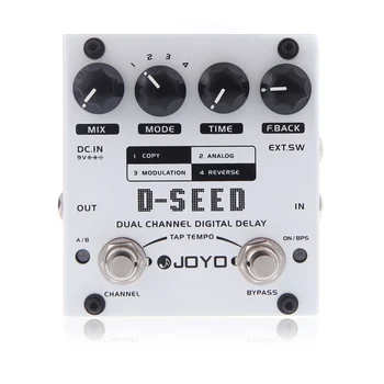 

JOYO D-SEED Dual Channel Digital Delay Guitar Effect Pedal with Four Modes