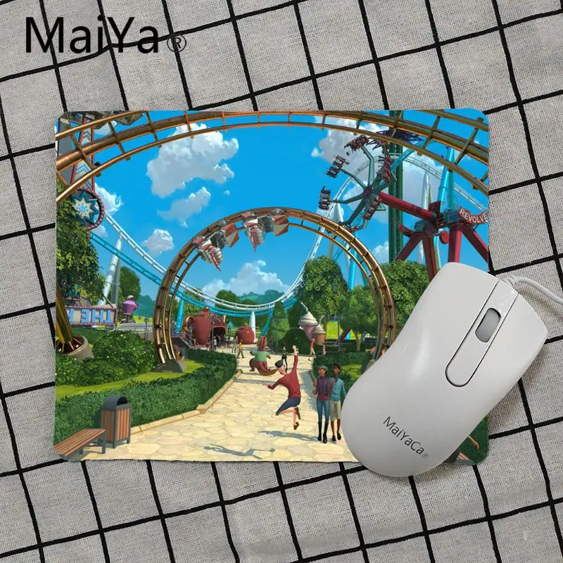 Maiya высокое качество Planet Coaster компьютерные игровые коврики для мыши Лидер продаж подставка под руку мышь - Цвет: No Lock Edge18x22cm