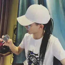 Женские мужские модные парики в стиле хип-хоп летние грязные косы с шляпой парик носимые конский хвост 40JF