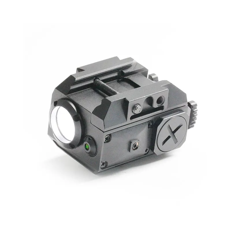Компактный зеленый лазер и светодиодный фонарь для пистолета тактический