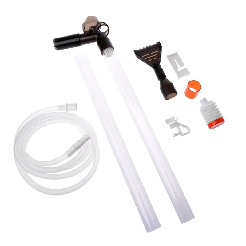 

Aquarium Fish Tank Cleaner Quick Release Aquarium Vacuum Siphon Pump-Fish Tank Drainer Gravel Cleaner Water Filter A69D