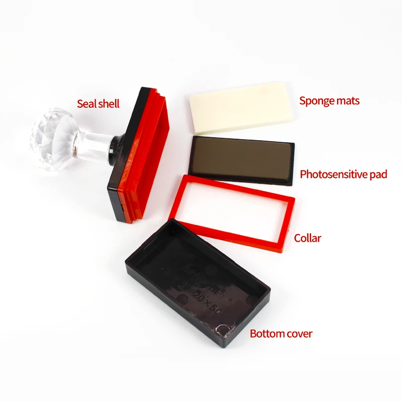 20*50mm Professional Rectangular Photosensitive Stamp,Personal Seal,Wedding Stamp