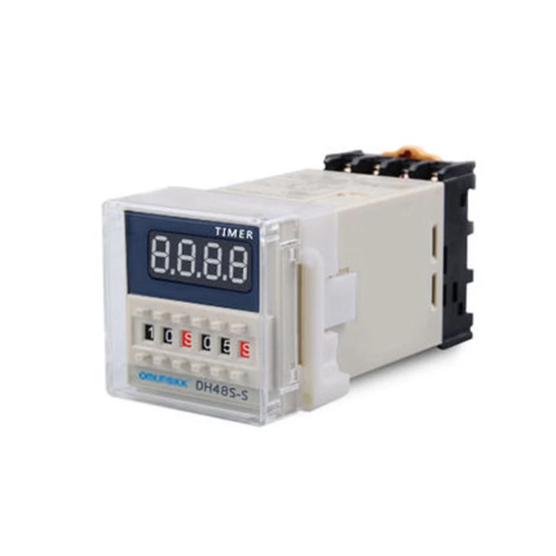 

DH48S-S digital display ring control time relay cycle control delay control switch AC380V/AC220V/24V/12V time relay