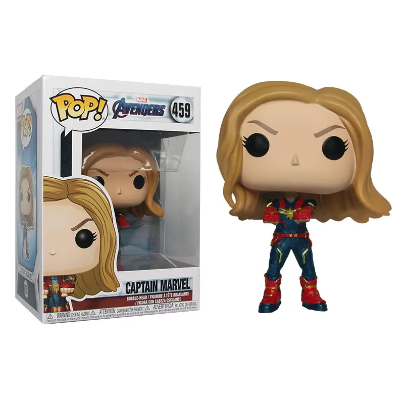 FUNKO POP Marvel Мстители: эндшпиль танос Тор Человек-паук Халк Стэн ли Железный ПВХ фигурка игрушки для детей Рождественский подарок - Цвет: Тёмно-синий