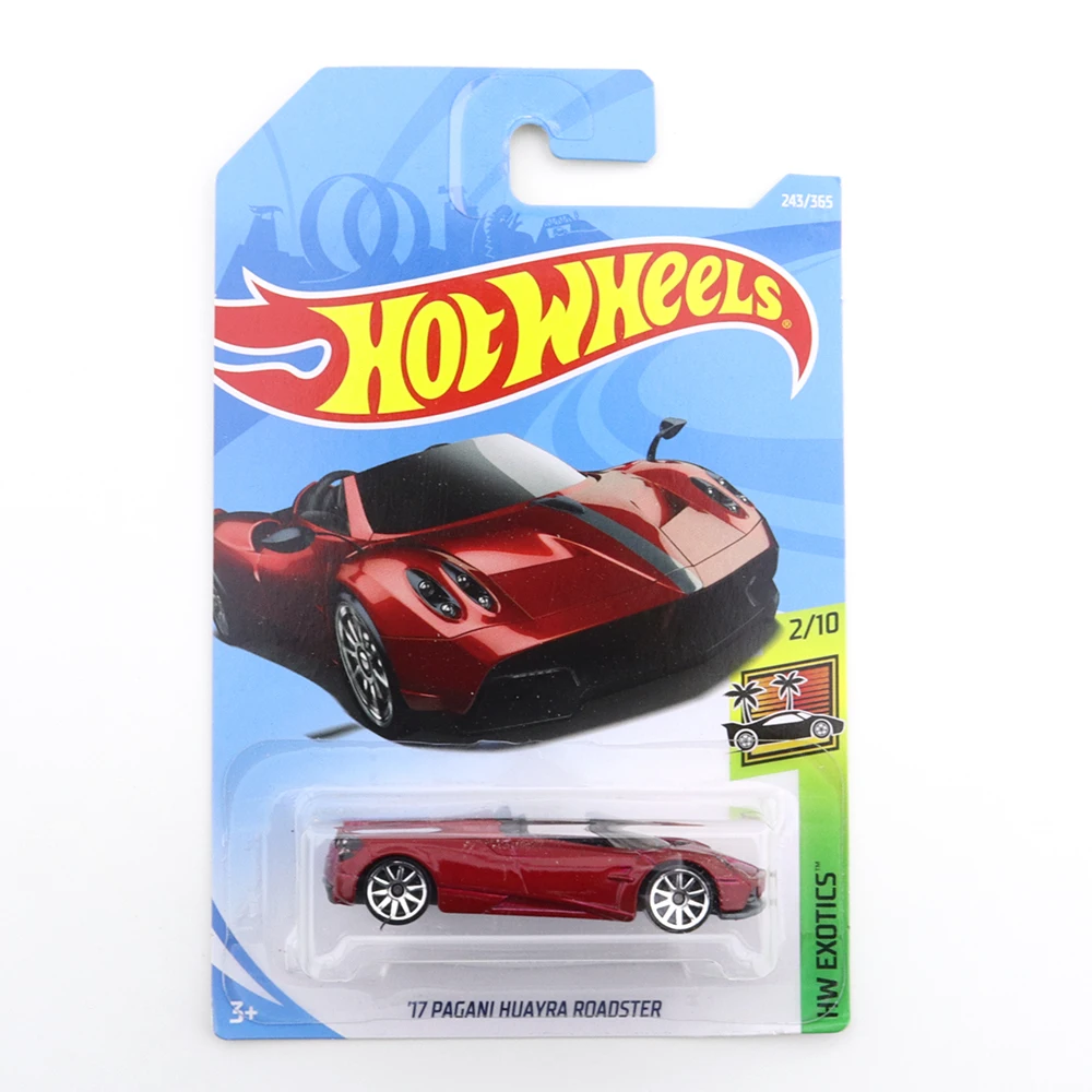 Details about   Hotwheels 17 Pagani Huayra Roadster Short Card 
