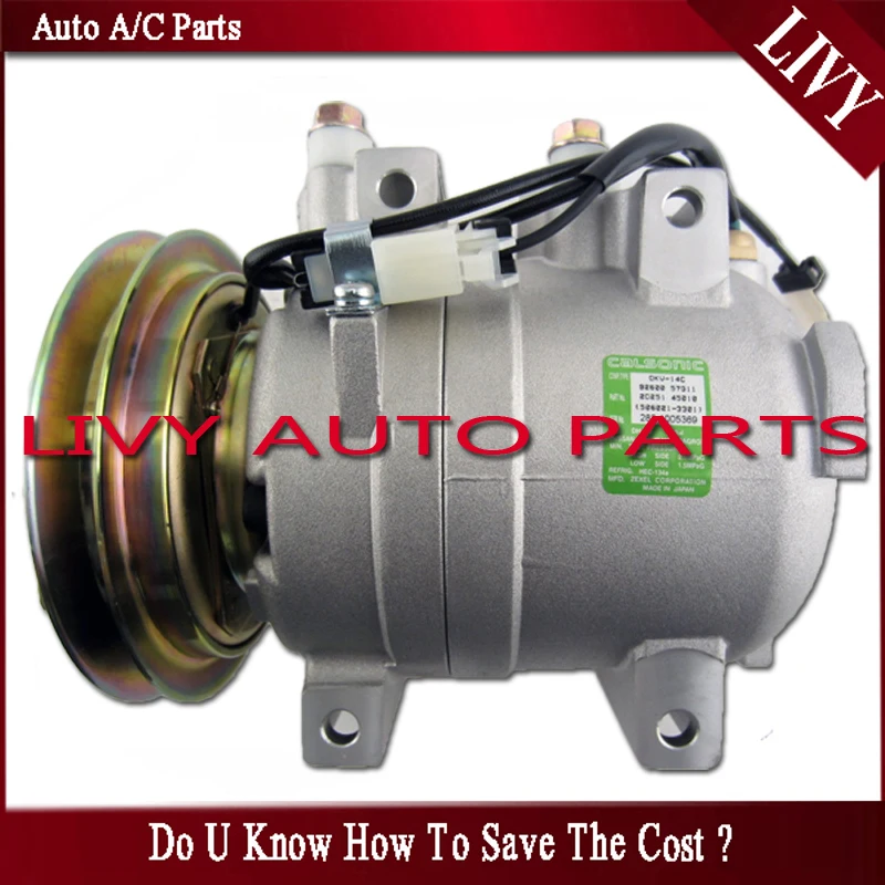 

DKV14C AC COMPRESSOR FOR Kia Sportage 2.0L1995-2002 R03703 0K01A61450A 0K01A 61 450A