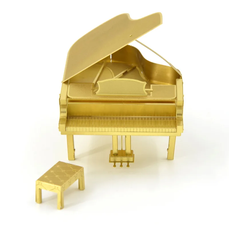 

Love Spell Metal DIY Assembled Model 3D Jigsaw Puzzle Piano Brass Version