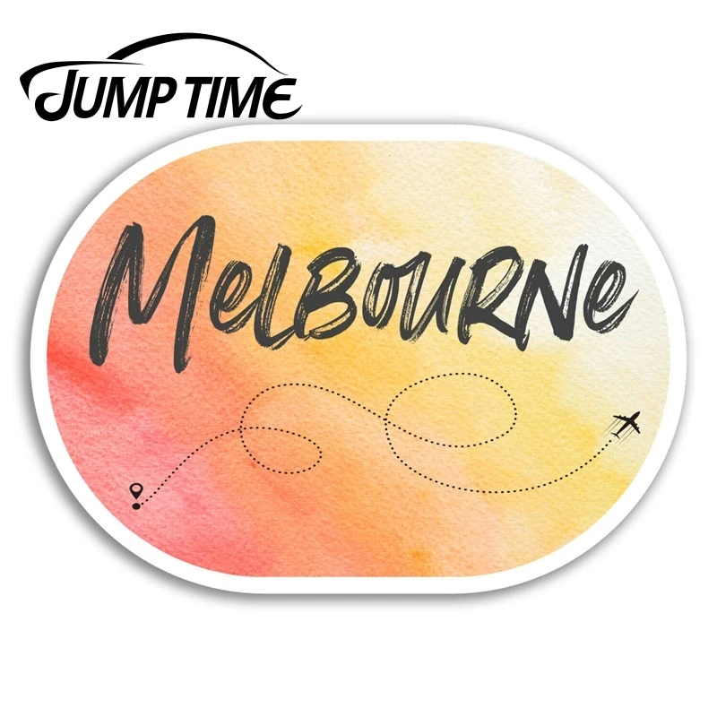Jump Time for Melbourne Vinyl Stickers Australia Cool Sticker Luggage