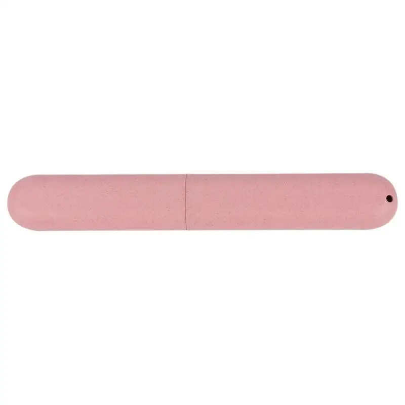 1 шт. чехол для зубной щетки чехол Портативный чехол для зубных щеток коробка для путешествий кемпинга антибактериальная зубная щетка держатель для хранения - Цвет: Pink