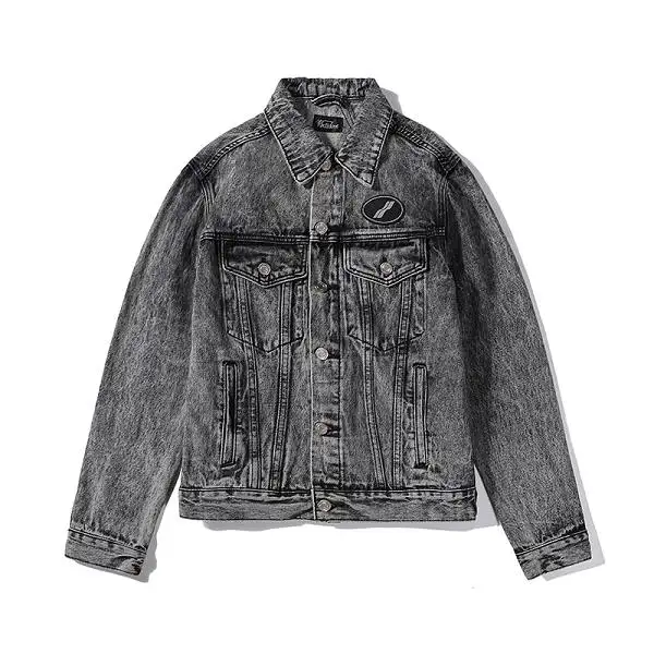 black 20SS WELLDONE куртка Последняя осень зима хип хоп большие джинсовые куртки для мужчин и женщин уличная kaney west We11 Done пальто - Цвет: black