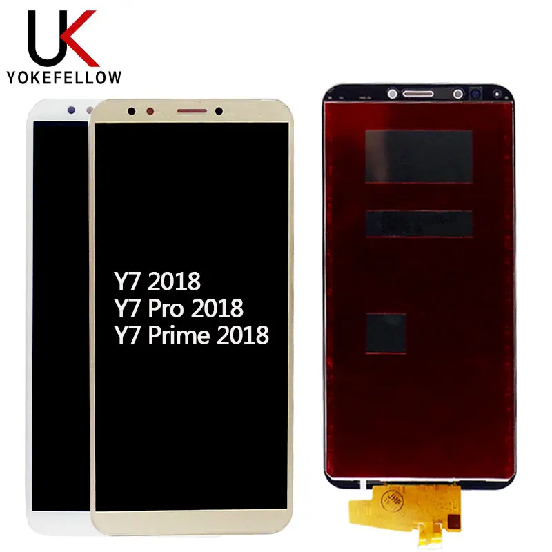 ЖК-дисплей с рамкой для Huwei Y7 2018 сенсорный экран Huawei Pro Prime | Мобильные телефоны и