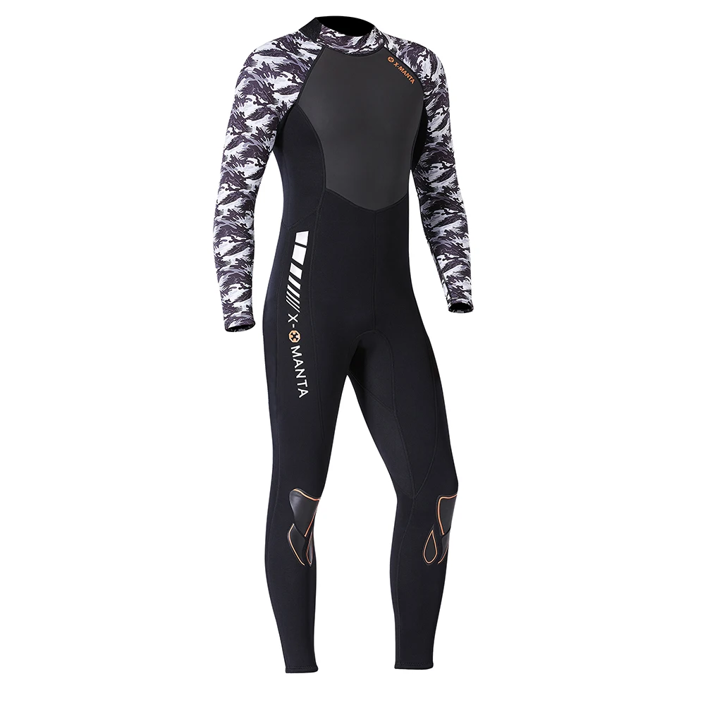 Men's Thermal Diving Suit 1.5MM/3.0MM UV Protective Wetsuit Snorkeling Scuba Surfing Swimming Neoprene Fitting Diving Jumpsuit - Цвет: 3.0mm long sleeve