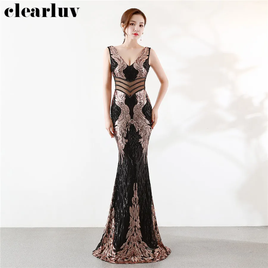 Вечернее платье, прозрачное, с кристаллами, Robe De Soiree, DX317-1, сексуальное, без рукавов, с открытой спиной, платья для выпускного вечера, размера плюс, вечерние платья с блестками