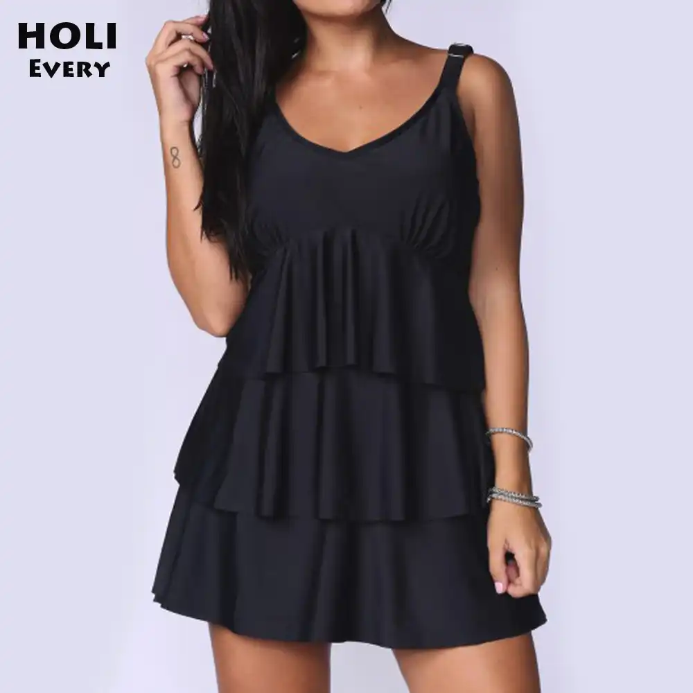 swimsuit dress with shorts