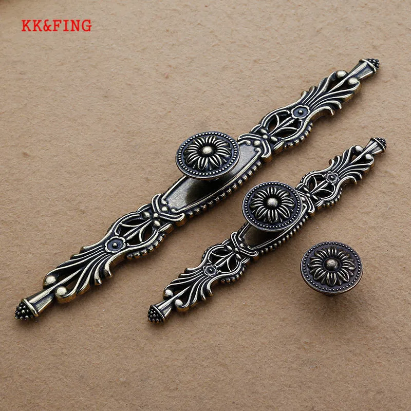 KK &amp inking антикварные ручки для шкафа из цинкового сплава ящиков платяного