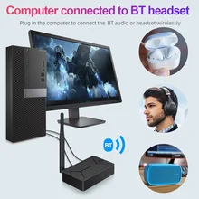 2020TX13 Bluetooth 5 0 Audio Transmitter 3 5mm AUX Jack RCA USB Coaxial Optical Stereo Wireless Adapter for TV PC Headphone