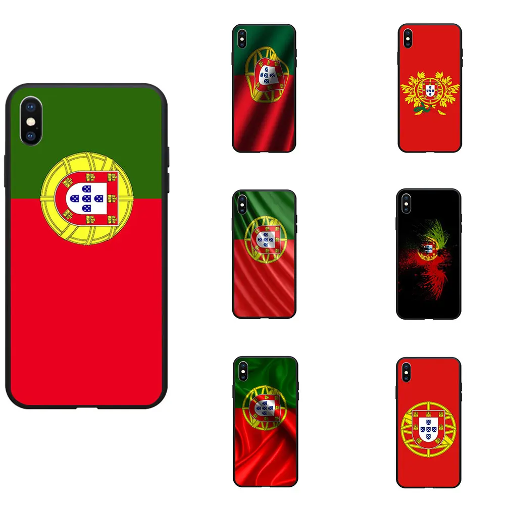Мягкие ТПУ чехлы для телефонов iPhone 6 7 8 S XR X Plus 11 Pro Max с национальным флагом