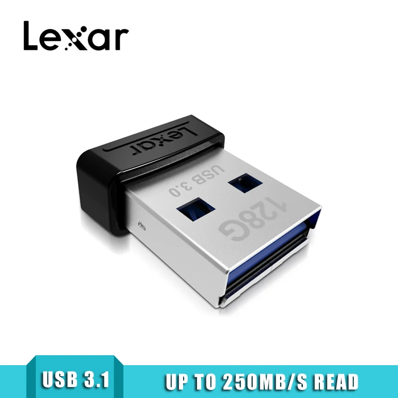 S47 Lexar USB флеш-накопитель S47 USB 3,0 128 ГБ максимальная скорость чтения 250 МБ/с./с мини u-диск Флешка 32 Гб 64 Гб карта памяти - Цвет: S47