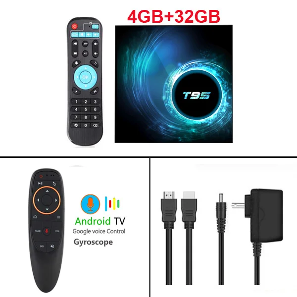 T95 Android 10,0 Smart tv Box 4 ГБ 16 ГБ 32 ГБ 64 Гб Allwinner H616 четырехъядерный 1080P H.265 4K Goolgle Play медиаплеер телеприставка - Цвет: 4GB 32GB G10S