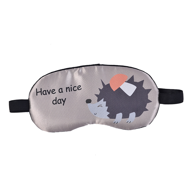 Cover Sleeping Mask Cotton Cartoon Cute Creative Funny Eyepatch Sleep Mask Travel Relax Eye Band Sleeping Aid Blindfold