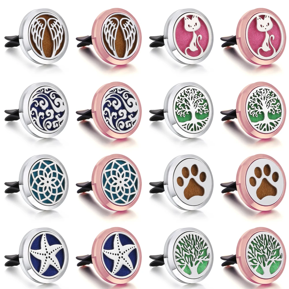 Новинка 2019 Подвеска для ароматерапии цвета розового золота из нержавеющей стали