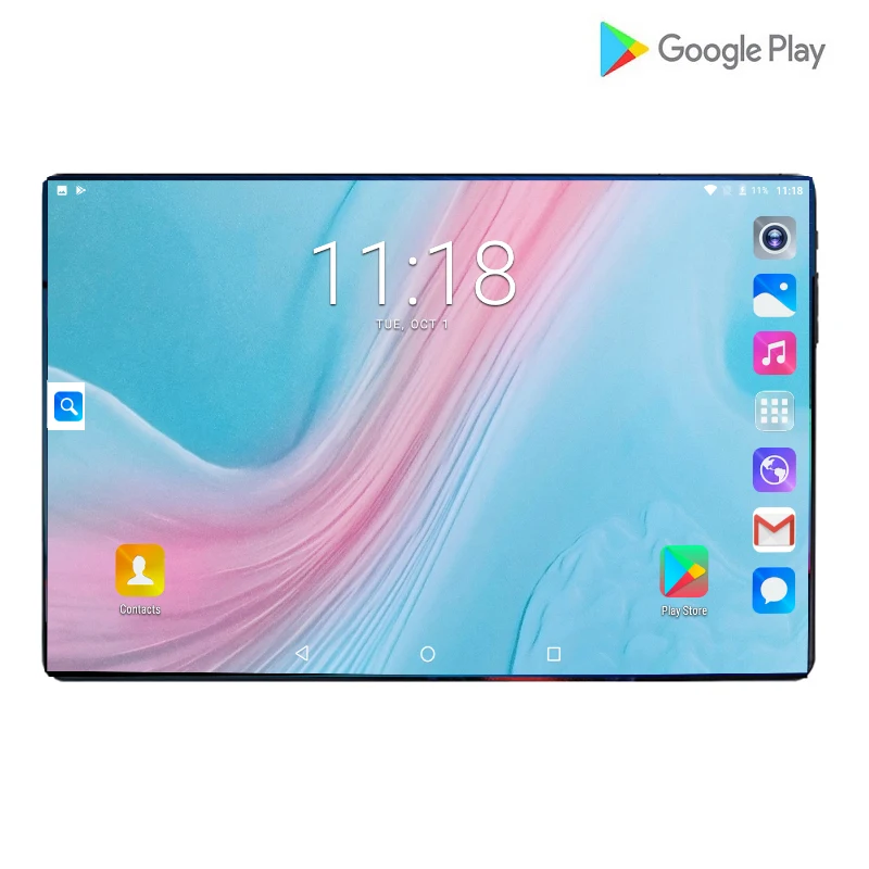 2020 Orignal 10 inch Tablets PC Android 9.0 OS 128GB ROM 6GB RAM 6000mAh Battery WiFi GPS Dual Sim