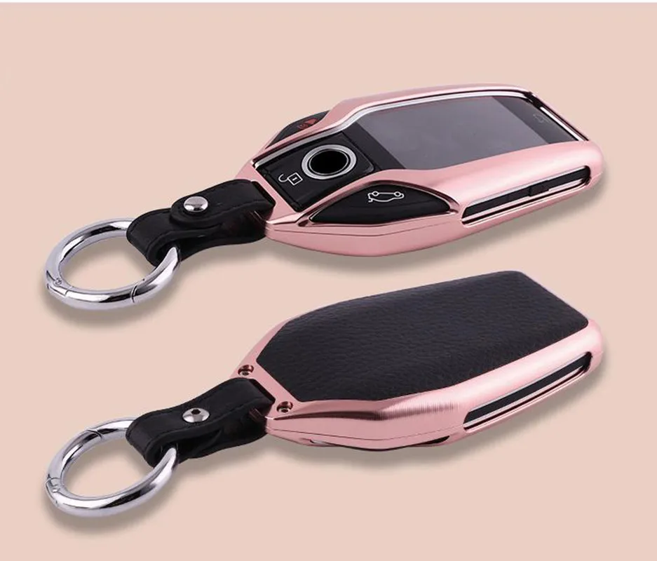 

Aluminium Alloy Car Key Cover Case For For BMW New X3 5 6 7 Series 530li 730li GT G11 G12 G30 G31 G32 i8 I12 I15 G01 X3 G02