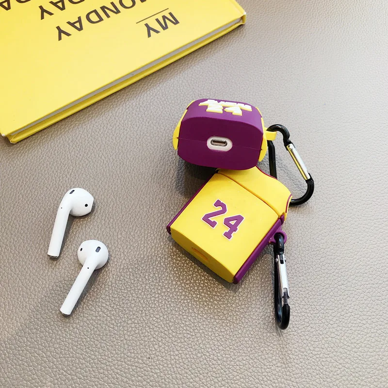Милый спортивный Трикотажный чехол для Apple Airpods 2 1, модный беспроводной bluetooth-наушник, силиконовый чехол для наушников air pods