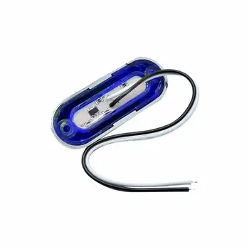 

W/20x Screws Side Marker Lights 10Pcs SMD 4-LED Blue Trailer Clearance