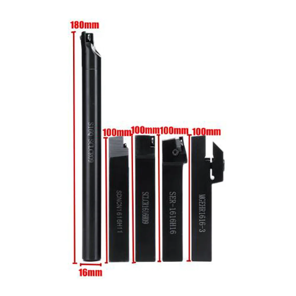 

16mm Turning Tool Holder Carbide inserts Allen Wrench Finishing Cutting