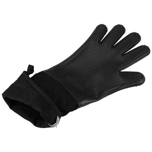 1Pc Food Grade Heat Resistant Silicone Kitchen Barbecue Oven Glove Cooking Bbq Grill Glove Oven Mitt Baking Glove 5