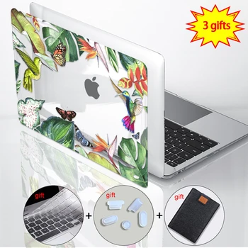 

MTT Flower Crystal Laptop Case For Macbook Pro Air 11 12 13 15 16 inch funda 2020 Laptop Cover coque a2289 a2251 a2179 a2141