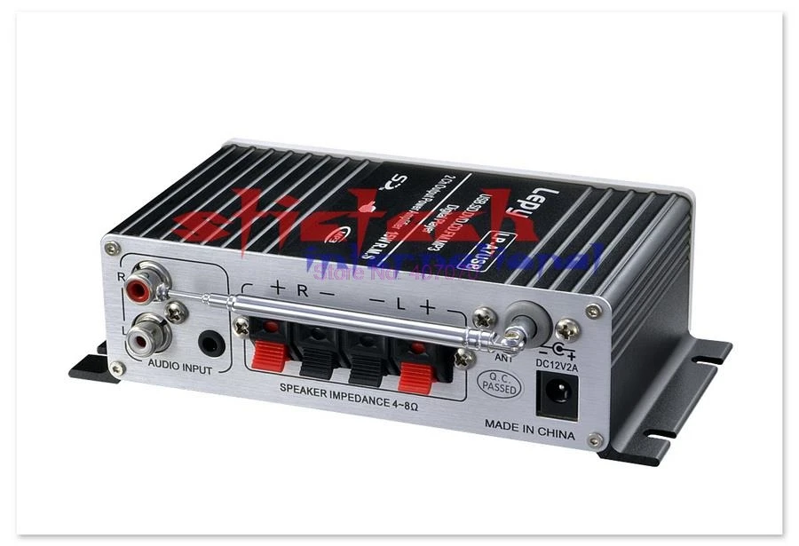 by DHL or Fedex 10 pcs music 12v amplifier Hi-Fi stereo amplifier A7USB FM Power Stereo Audio Amplifier