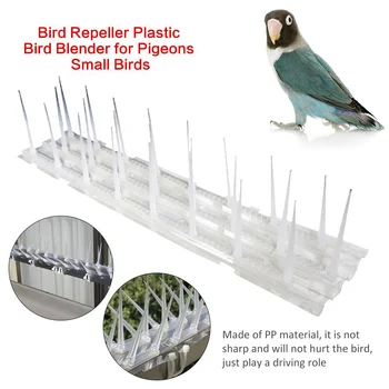 

Newly 3pcs Birds Repeller Plastic Anti-Birds Pin Balcony Outdoor Anti-Pigeons Thorn Tool TE889