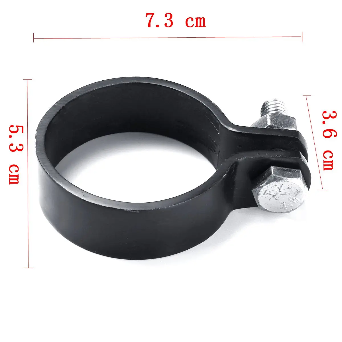 38-45mm Black Metal Dirt Bike Street Bike Scooter ATV Quad Motorcycle Exhaust Muffler Pipe 430mm