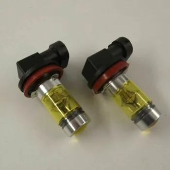 

Fog LED Headlights Replacement Accessories 1 pair H11 Yellow Aluminum Alloy