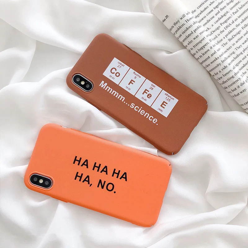 Retro Art Letter illustration Korean Phone Case For iPhone 7 Puls 6 6S 8 X Xs XR Max Cases Hard Matte Cover Coque | Мобильные