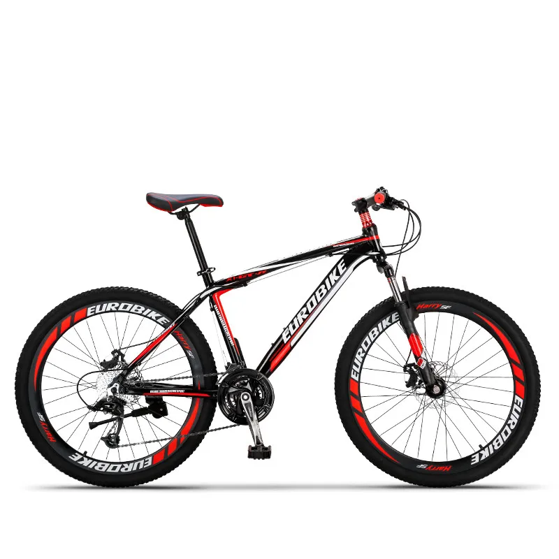 Руль для горного велосипеда Алюминий сплав рама 24/26/27,5 дюймов колеса 27 Скорость двойной велосипед с дисковым тормозом для спорта на открытом воздухе, для велоспорта Bicicleta - Цвет: GTR Black red
