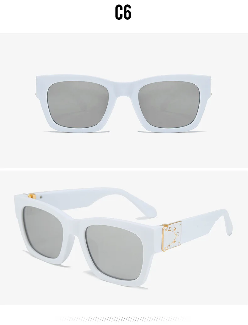 JackJad модные современные квадратные винтажные градиентные солнцезащитные очки крутые уникальные Популярные брендовые дизайнерские солнцезащитные очки Oculos De Sol 2138