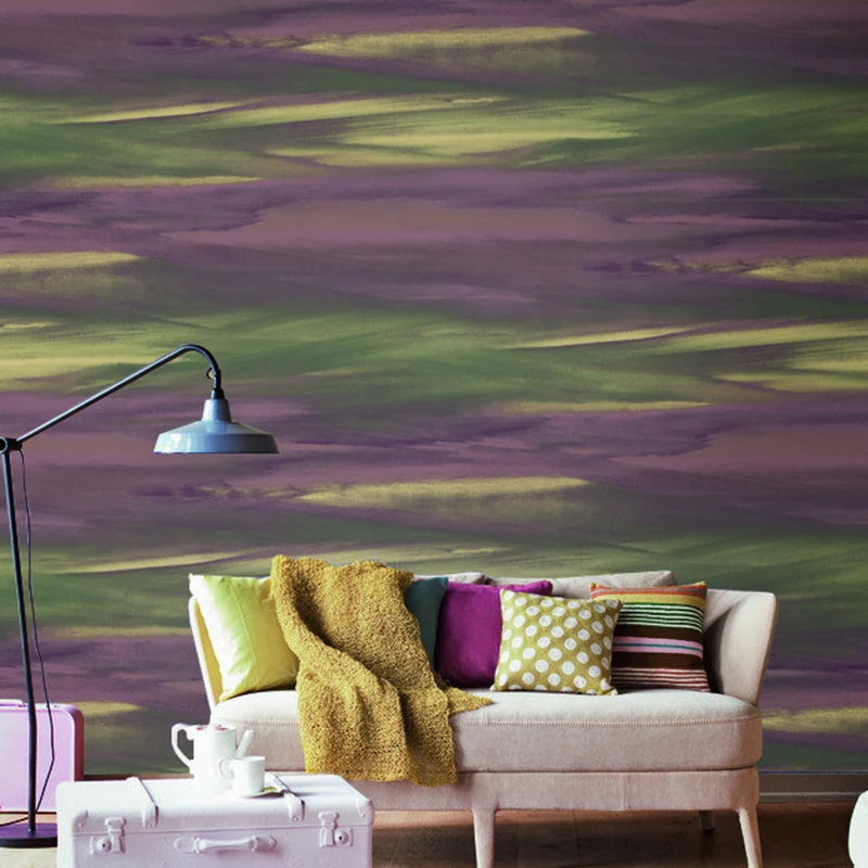 

Papers Abstract Wall Modern Home Decor Personalized Wave Color Wall Paper Roll For Background Walls Vinilos Pared Contact Paper