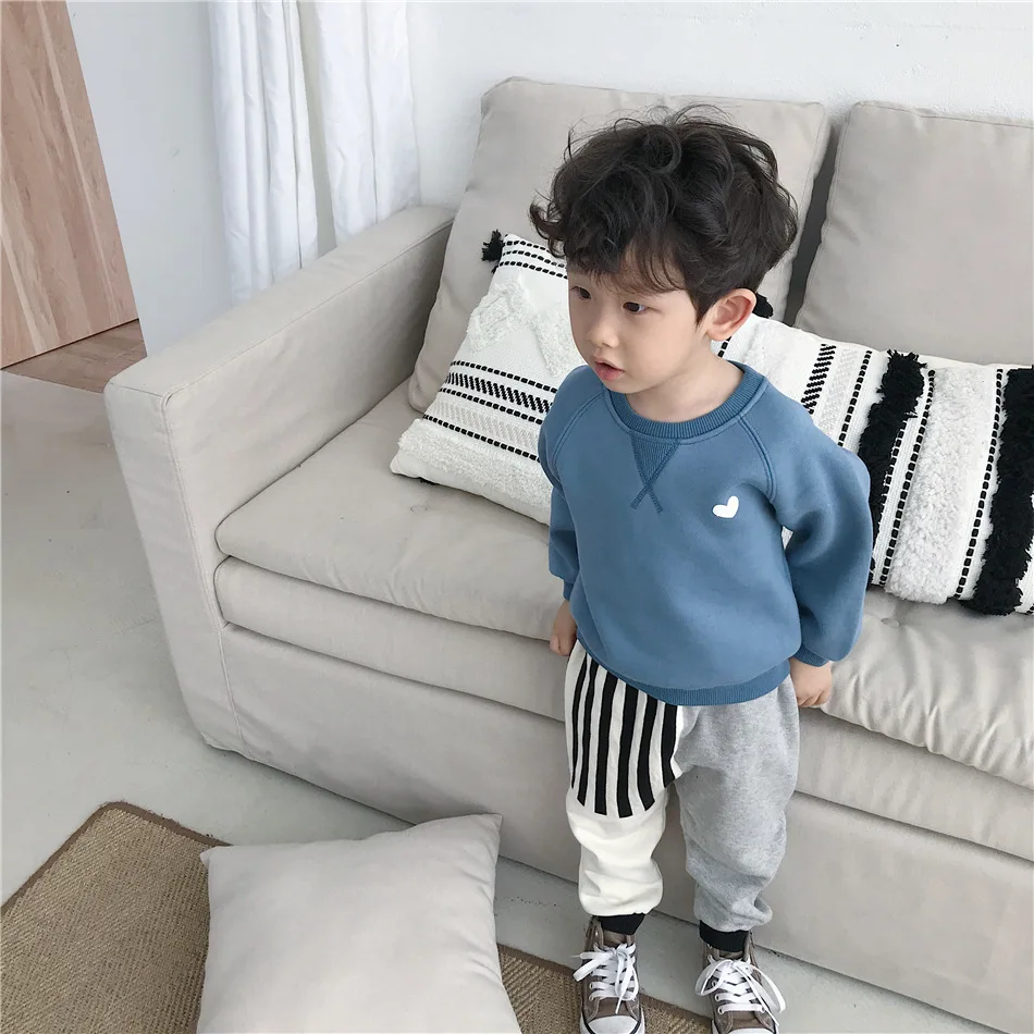 Tonytaobaby/новая осенне-зимняя детская одежда для маленьких и средних мальчиков и девочек