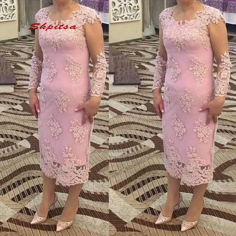 long sleeve lace mother of the bride dresses